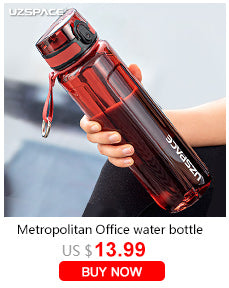 New 500/800/1000ml Sports Water Bottle BPA Free Portable Leak-proof Shaker bottel Alodia Store