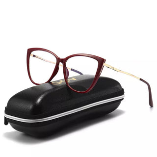 GCV Women Blue Light Blocking Glasses Sexy Fashion Cat Eye Eyeglasses Hinges Anti Blue Ray Computer Game Glasse Ultralight Frame Alodia Store