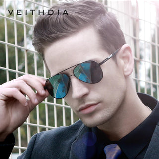 VEITHDIA Men's Sunglasses Aluminum Photochromic Women Polarized Sun Glasses 6699 ALODIA STORE