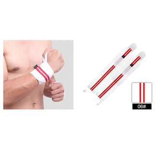 Weight Lifting Wristband Elastic Breathable Wrist Wraps Bandage Gym Fitness Weightlifting Powerlifting Wrist Brace Support Strap Alodia Store