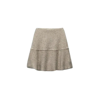 Khaki Loose Pullover Sweater Female set Alodia Store
