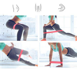 Portable Fitness Workout Equipment Rubber Resistance Bands Yoga Gym Elastic Gum Strength Pilates Crossfit Women Weight Sports Alodia Store