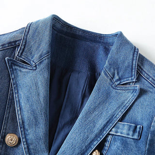 HIGH QUALITY New Fashion 2023 Designer Blazer Women's Metal Alodia Store