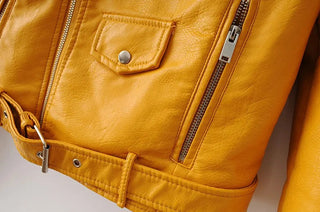 PU jacket Leather Alodia Store