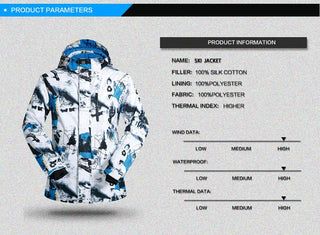Men's Ski Suit Brands Winter Windproof Waterproof Thermal Snow Jacket And Pants Sets Skiwear Skiing And Snowboard Ski Jacket Men ALODIA STORE