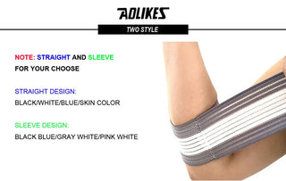 AOLIKES 1PCS Basketball Badminton Tennis Elbow Pad Ankle Brace Wrap Support Elastic Gym Sport Elbowband Fitness Bandage Alodia Store