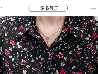 New chiffon stitching lace Dress lady elegant temperament long dress Alodia Store