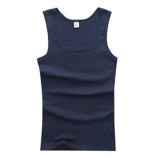 Summer Plus Size Men Clothing Tank Tops Black White Gray Singlets Sleeveless Fitness Men Vest Casual Bodybuilding Vest New ALODIA STORE