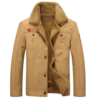 Mountainskin Winter Warm Jackets Thick Fleece Men's Coats Cotton Alodia Store
