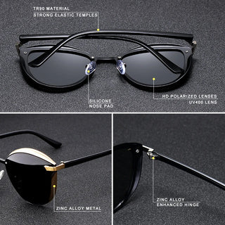 KINGSEVEN Cat Eye fashion Sunglasses UV400 ALODIA STORE