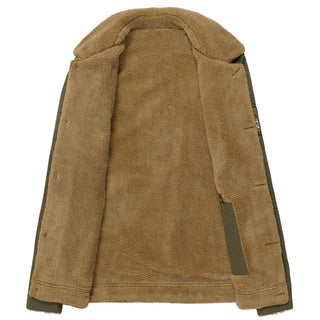 Mountainskin Winter Warm Jackets Thick Fleece Men's Coats Cotton Alodia Store