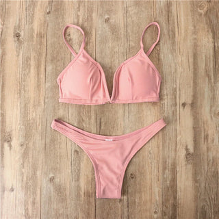 Cut Bikini Set Bathing Suit Swim ALODIA STORE