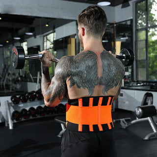 Waist Support Belt Back Waist Trainer Trimmer Belt Gym Waist Protector Weight Lifting Sports Body Shaper Corset Faja Sweat Alodia Store