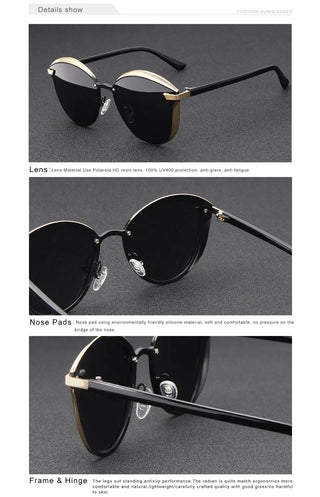 KINGSEVEN Cat Eye fashion Sunglasses UV400 ALODIA STORE