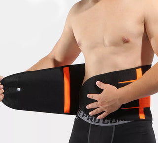 Waist Support Belt Back Waist Trainer Trimmer Belt Gym Waist Protector Weight Lifting Sports Body Shaper Corset Faja Sweat Alodia Store