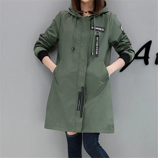 trenchWindbreaker Coats Lady Outerwear Alodia Store