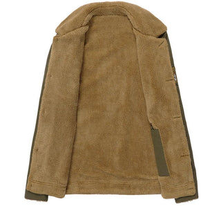 Mountainskin Winter Warm Jackets Thick Fleece Men's Coats Cotton Alodia Store