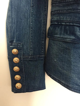 HIGH QUALITY New Fashion 2023 Designer Blazer Women's Metal Alodia Store