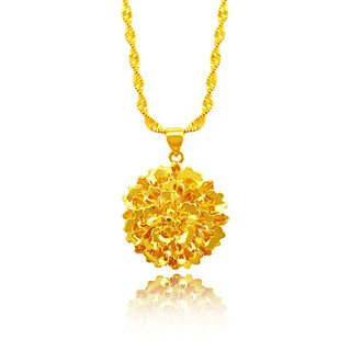 Flower Pendant Necklace Wedding Bridal Jewelry Accessories Alodia Store