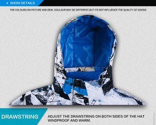 Men's Ski Suit Brands Winter Windproof Waterproof Thermal Snow Jacket And Pants Sets Skiwear Skiing And Snowboard Ski Jacket Men ALODIA STORE