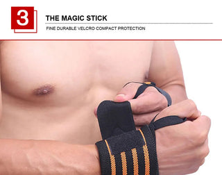 AOLIKES 1PCS Wrist Support Straps Wraps For Weight Lifting Fitness Gym Sport Wristbands Alodia Store