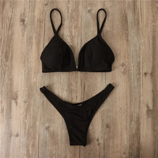 Cut Bikini Set Bathing Suit Swim ALODIA STORE