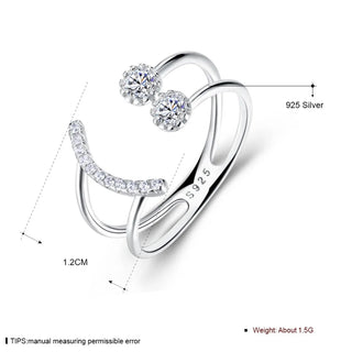 Resizable 925 Sterling Silver Ring Alodia Store
