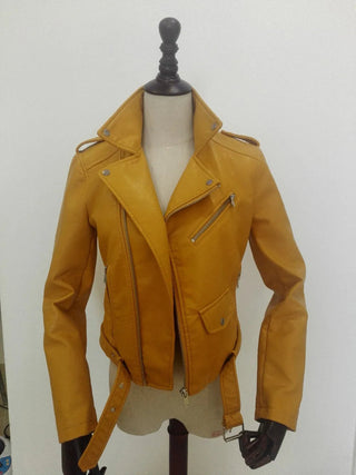PU jacket Leather Alodia Store