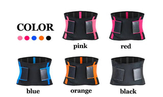 Waist Support Belt Back Waist Trainer Trimmer Belt Gym Waist Protector Weight Lifting Sports Body Shaper Corset Faja Sweat Alodia Store