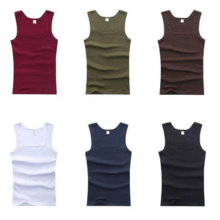 Summer Plus Size Men Clothing Tank Tops Black White Gray Singlets Sleeveless Fitness Men Vest Casual Bodybuilding Vest New ALODIA STORE