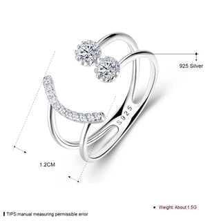 Resizable 925 Sterling Silver Ring Alodia Store