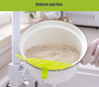 Multi-use Pot Funnel Strainer Baffle Sieve Drainer Beans Peas Washing Filter Drain Board Rice Noodle Colander Kitchen Pasta Tool Alodia Store