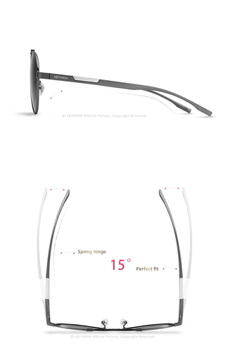 VEITHDIA Men's Sunglasses Aluminum Photochromic Women Polarized Sun Glasses 6699 ALODIA STORE