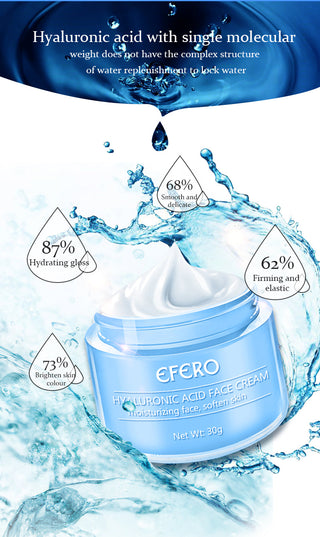 EFERO Hyaluronic Acid Essence Serum Moisturizing Snail Day Cream Face Cream Anti Wrinkle Firming Whitening Brighten Face Cream Alodia Store
