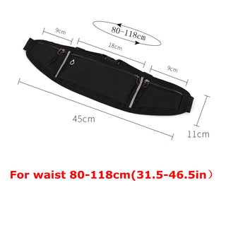 Professional Running Waist Bag Sports Belt Pouch Mobile Phone Case Men Women Hidden Pouch Gym SportsBags Running Belt Waist Pack Alodia Store