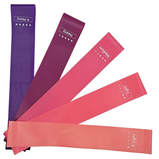 Portable Fitness Workout Equipment Rubber Resistance Bands Yoga Gym Elastic Gum Strength Pilates Crossfit Women Weight Sports Alodia Store