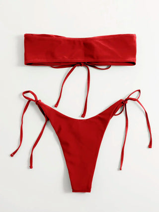 Mini Thong Bikini Set Bather Swimming Beachwear for Bathing Suit Alodia Store
