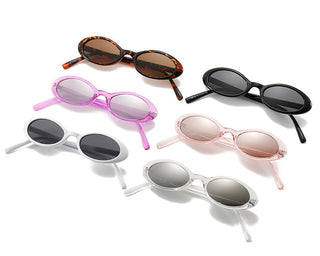 OEC CPO Sexy Small Oval Women's Sunglasses 2021 New Fashion Leopard Brown Hot Sun Glasses Female Retro Colorful Shade Eyeglass alodia store