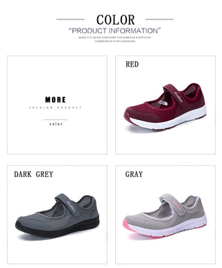 Ultra Light Mesh Flat Shoes For Women alodia store