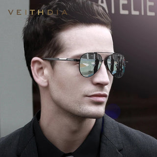 VEITHDIA Men's Sunglasses Aluminum Photochromic Women Polarized Sun Glasses 6699 ALODIA STORE