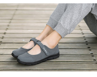 Ultra Light Mesh Flat Shoes For Women alodia store