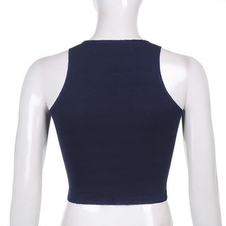 Summer Slim Render Short Top alodia store