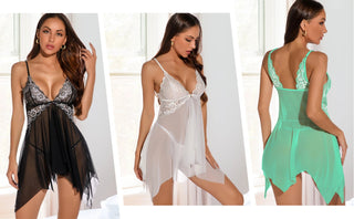 Mesh Lace Pijamas Women Sexy Alodia Store