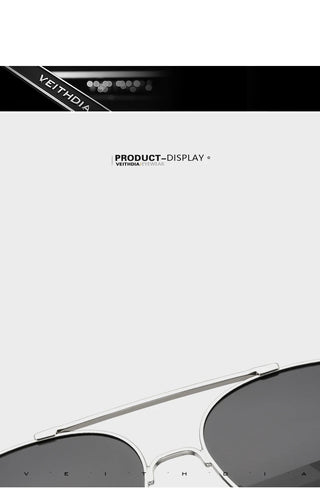 VEITHDIA Men's Sunglasses Aluminum Photochromic Women Polarized Sun Glasses 6699 ALODIA STORE