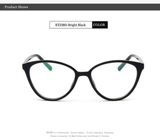 Fashion Women Cat Eye Eyeglasses Men Myopia Optical Glasse Frame Eye Glasses Computer Transparent Clear Frame Oculos Alodia Store