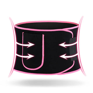 Waist Support Belt Back Waist Trainer Trimmer Belt Gym Waist Protector Weight Lifting Sports Body Shaper Corset Faja Sweat Alodia Store