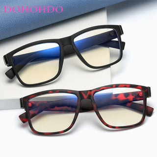 Fashion Anti Blue Light Glasses Frame For Men Women Clear Lens Computer Gaming Eyeglasses Square Eyewear Anti-UV Optical Frame alodia store