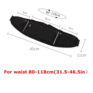 Professional Running Waist Bag Sports Belt Pouch Mobile Phone Case Men Women Hidden Pouch Gym SportsBags Running Belt Waist Pack Alodia Store