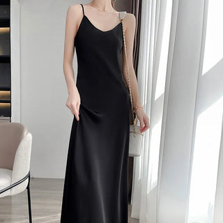 Sleeveless V-Neck Nightgowns Alodia Store