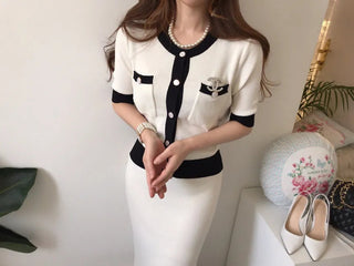 New Korean Fashion Knitted Cardigan Women Alodia Store